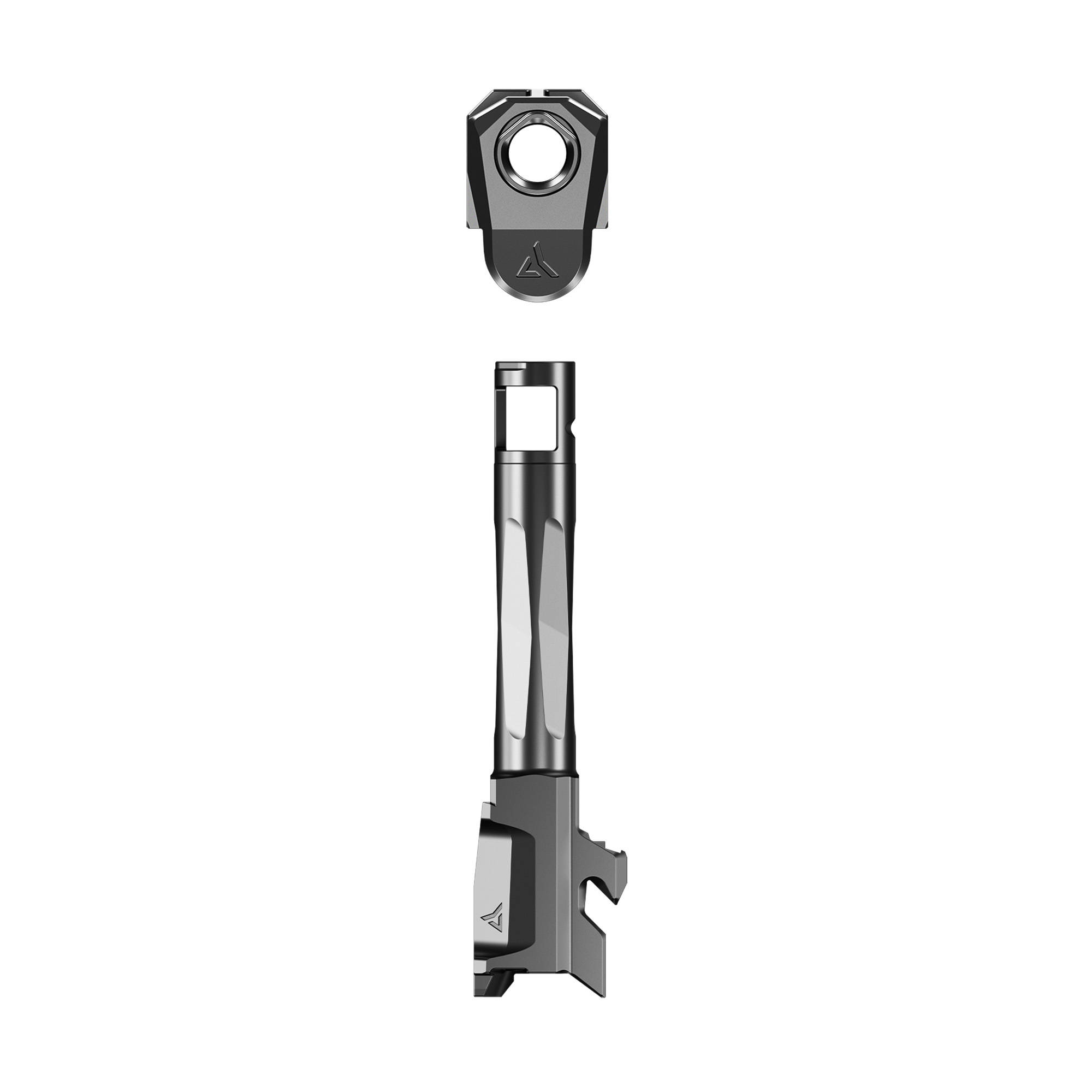 Radian Afterburner and Ramjet Micro Compensator and Ported Handgun Barrel for Glock G43x Black - Image 5