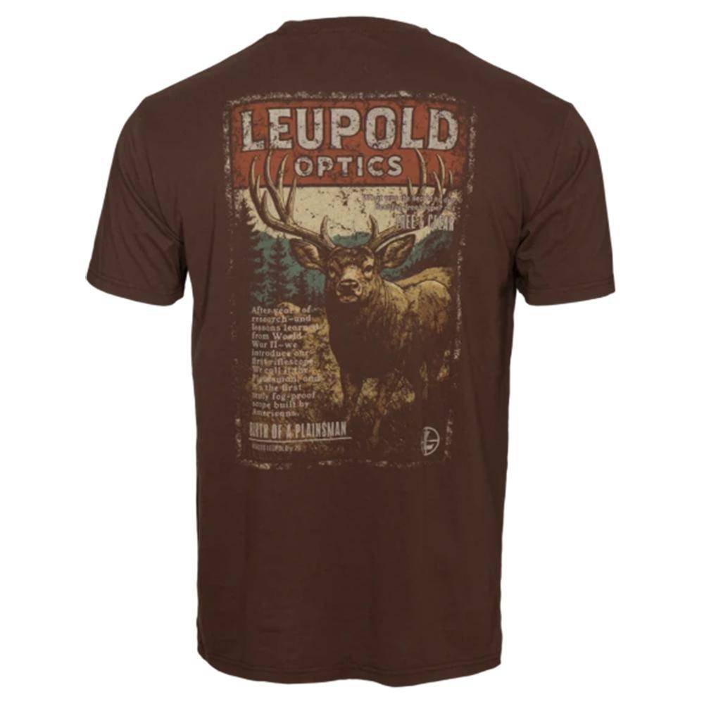 Leupold Magazine Short Sleeve Shirt Brown Heather XL