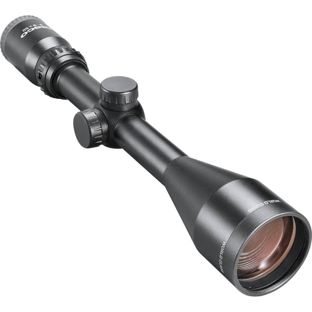 Tasco World Class Rifle Scope 3-9x50mm 1" SFP 30/30 Black with Rings