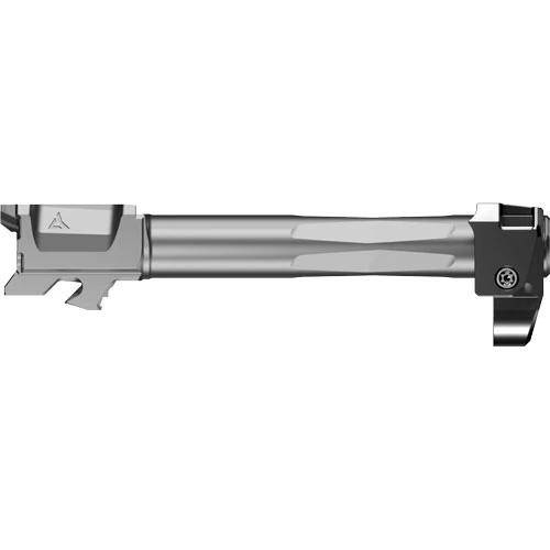 Radian Weapons Afterburner and Ramjet Combo Ported Barrel and Compensator for Glock Gen 6 17 Grey
