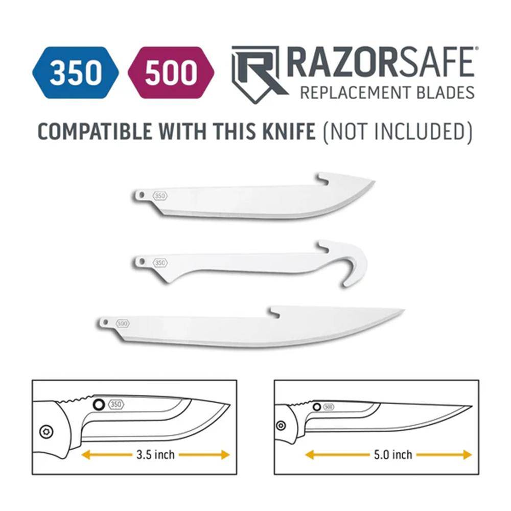 Outdoor Edge RazorGuide Pak Lightweight Replaceable Blade Hunting Knife Kit - Image 6