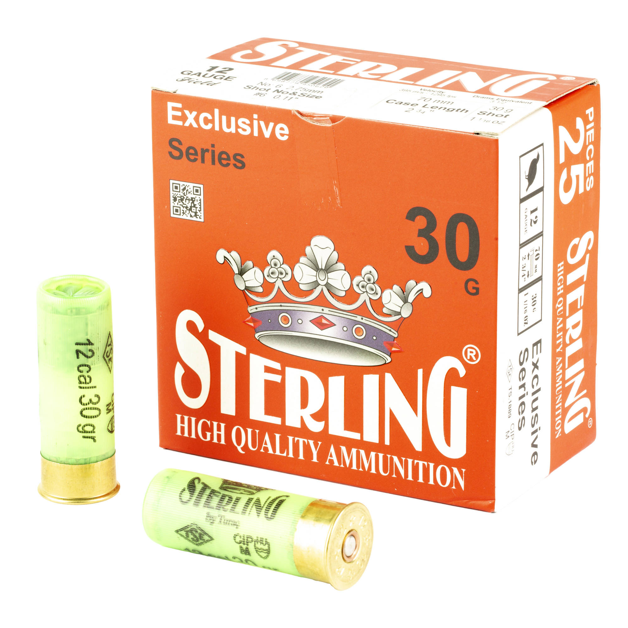 STERLING EXCLSV 12GA 2.75" #6 25/250