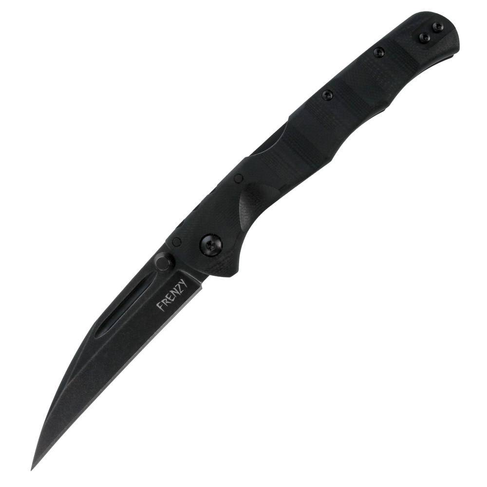 Cold Steel Frenzy II Folding Knife 3-1/2" Sheepsfoot Blade Blackout - Image 7