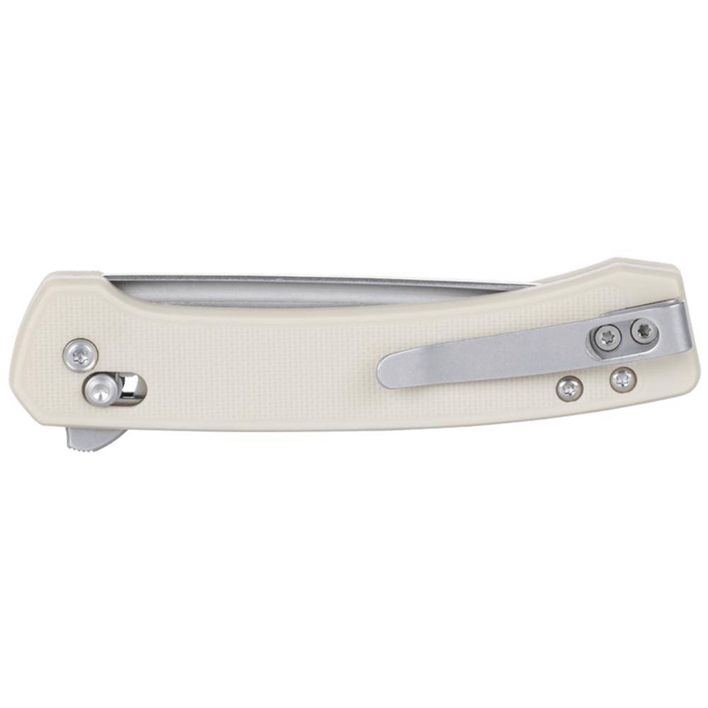 CRKT Q Compact Folding Knife 3" Drop Point Blade Sand - Image 3