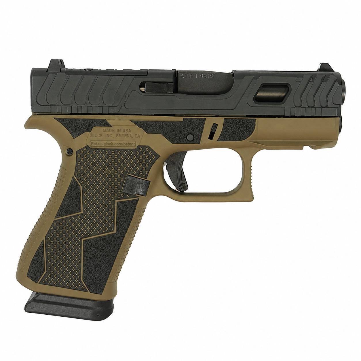 Glock 43X "Kavorka" FDE Handgun 9mm Luger 15rd Magazines(2) 3.4" Barrel Accessory Rail RMR/c USA Made