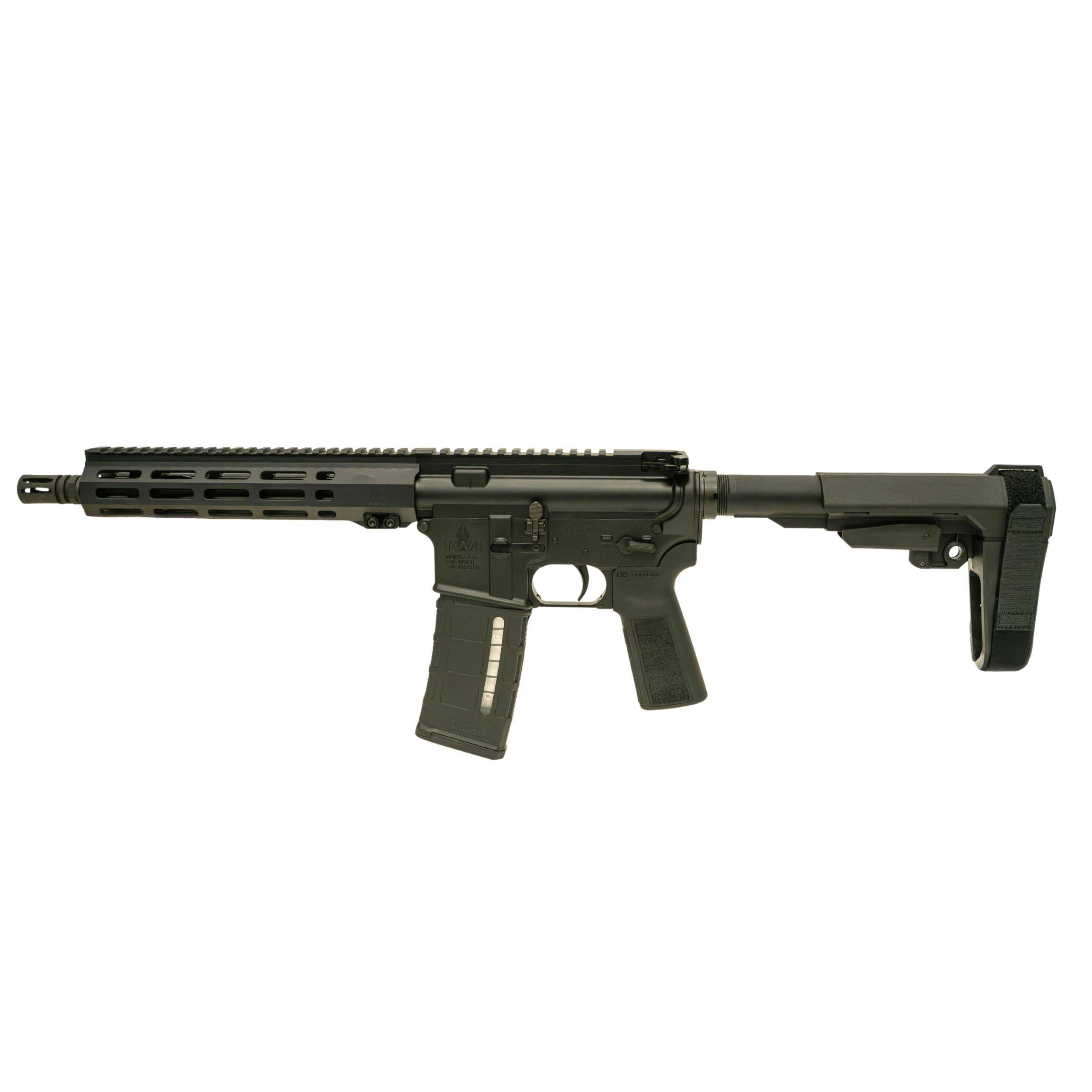 IWI ZION Z-15 Pistol 5.56mm 30rd Magazine(1) 10.5" Threaded Barrel 9.5" M-LOK Handguard SBA3 Brace - Image 2