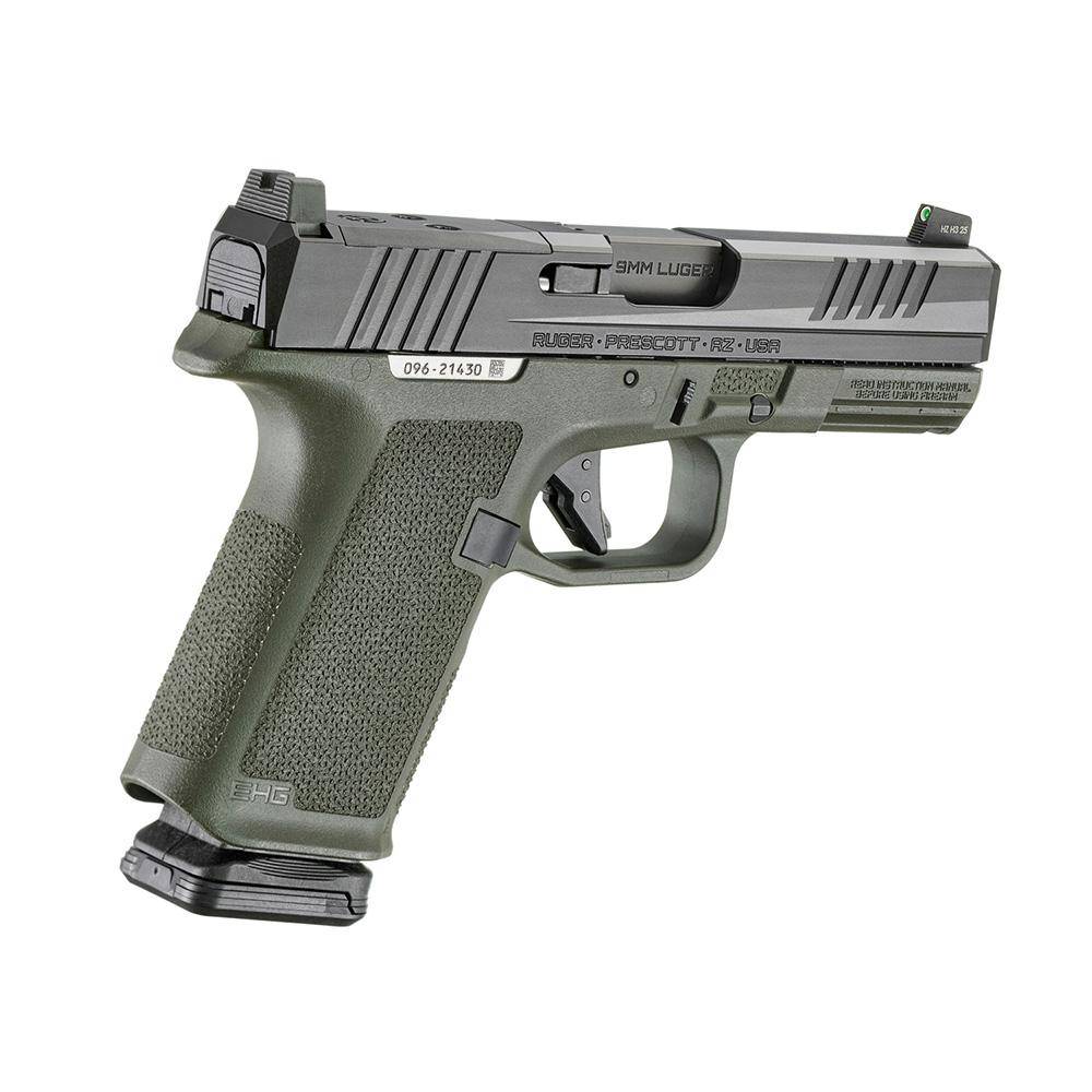 Ruger RXM Handgun 9mm Luger 15rd Magazines(2) 4" Barrel ODG Poly Frame Front Night Sight - Image 3