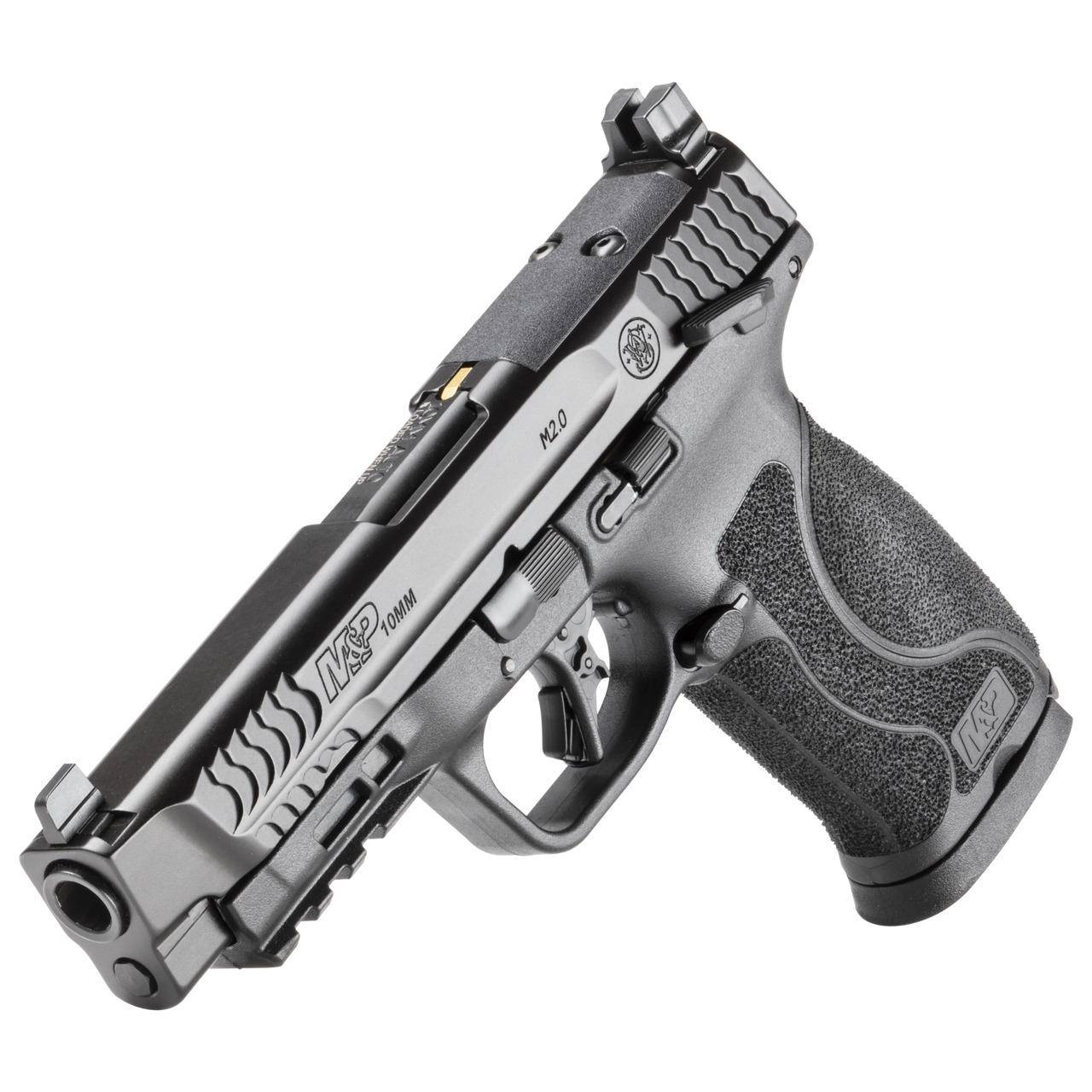 S&W M&P10mm Full Size Handgun 10mm Auto 10rd Magazines(2) 4.6" Barrel Thumb Safety Optic Ready CA Compliant - Image 4