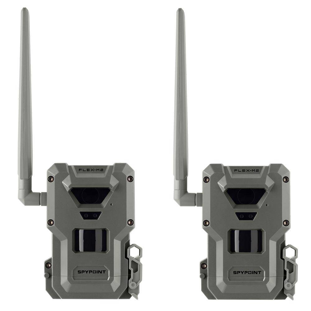 Spypoint FLEX-M2 Cellular Trail Camera 32MP Twin Pack