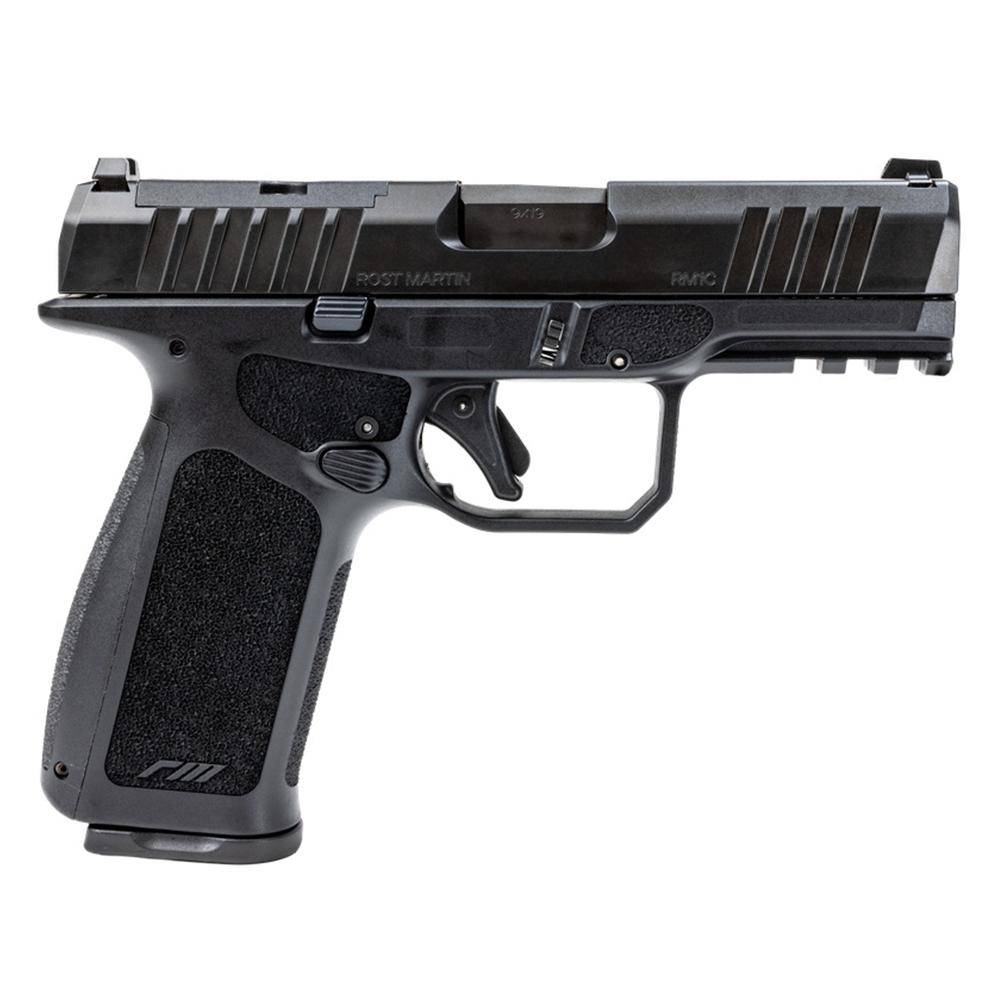 Rost Martin RM1CX Handgun 9mm Luger 17rd (1) & 19rd (1) Magazines 4" Barrel Black OR