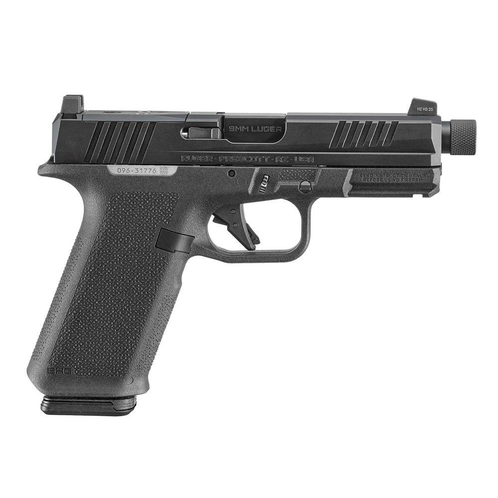 Ruger RXM Handgun 9mm Luger 17rd Magazines (2) 4.5" 1/2x28 Threaded Barrel Black OR