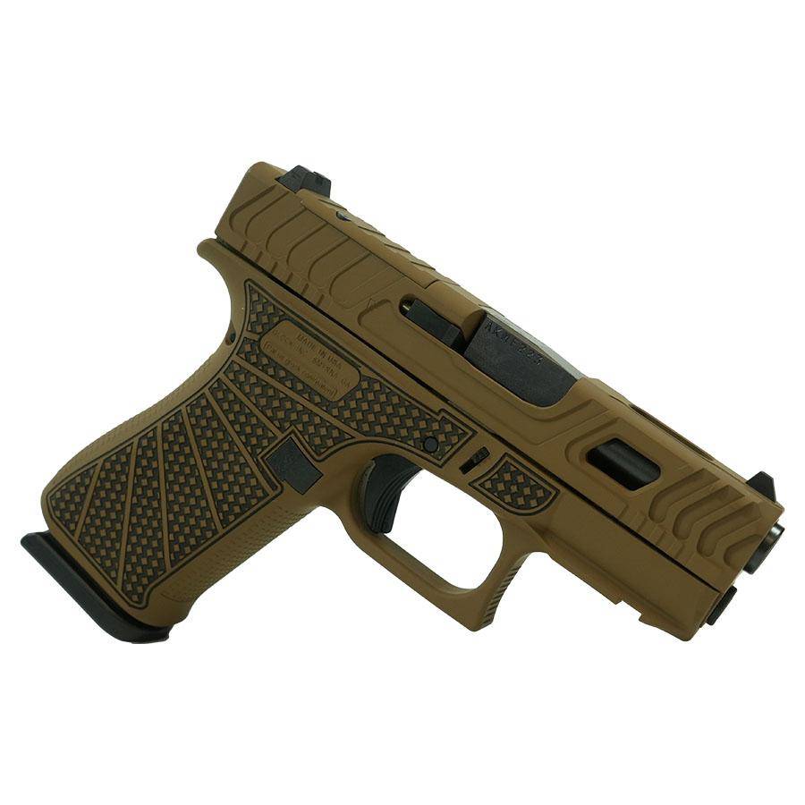Glock 43X "Jimbo Ripple Stipple" FDE Optic Cut Handgun 9mm Luger 10rd Magazines(2) 3.4" Barrel Accessory Rail USA Made - Image 3