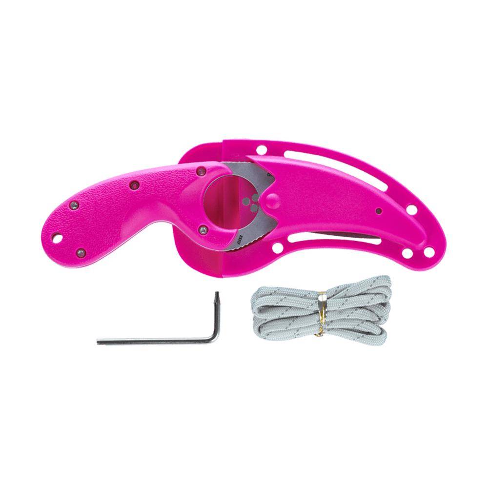 CRKT Bear Claw Fixed Knife 2-2/5" Hawkbill Blade Pink - Image 5