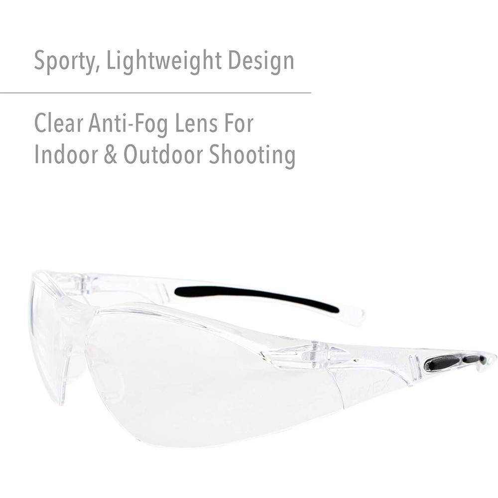 Howard Leight Shooting Sports Safety Combo Kit 25dB Ear Muffs with Clear Shooting Glasses - Image 4