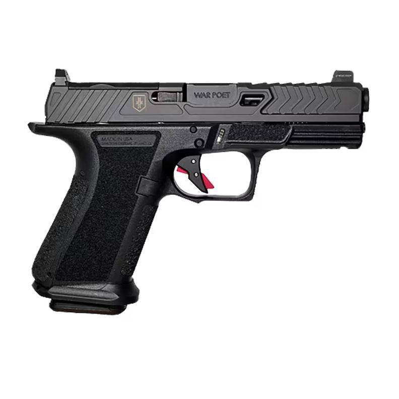 Shadow Systems MR920 Warrior Poet Optic Ready Handgun 9mm Luger 15rd Magazines(2) 4" Stainless Barrel Night Sights Black