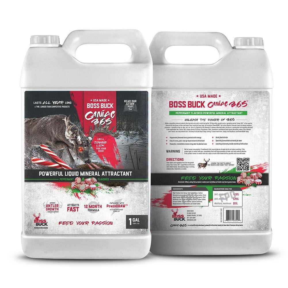 Boss Buck Caniac 365 Peppermint Liquid Attractant 1 Gal