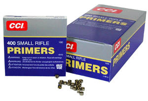 CCI PRIMERS 400 SMALL RIFLE