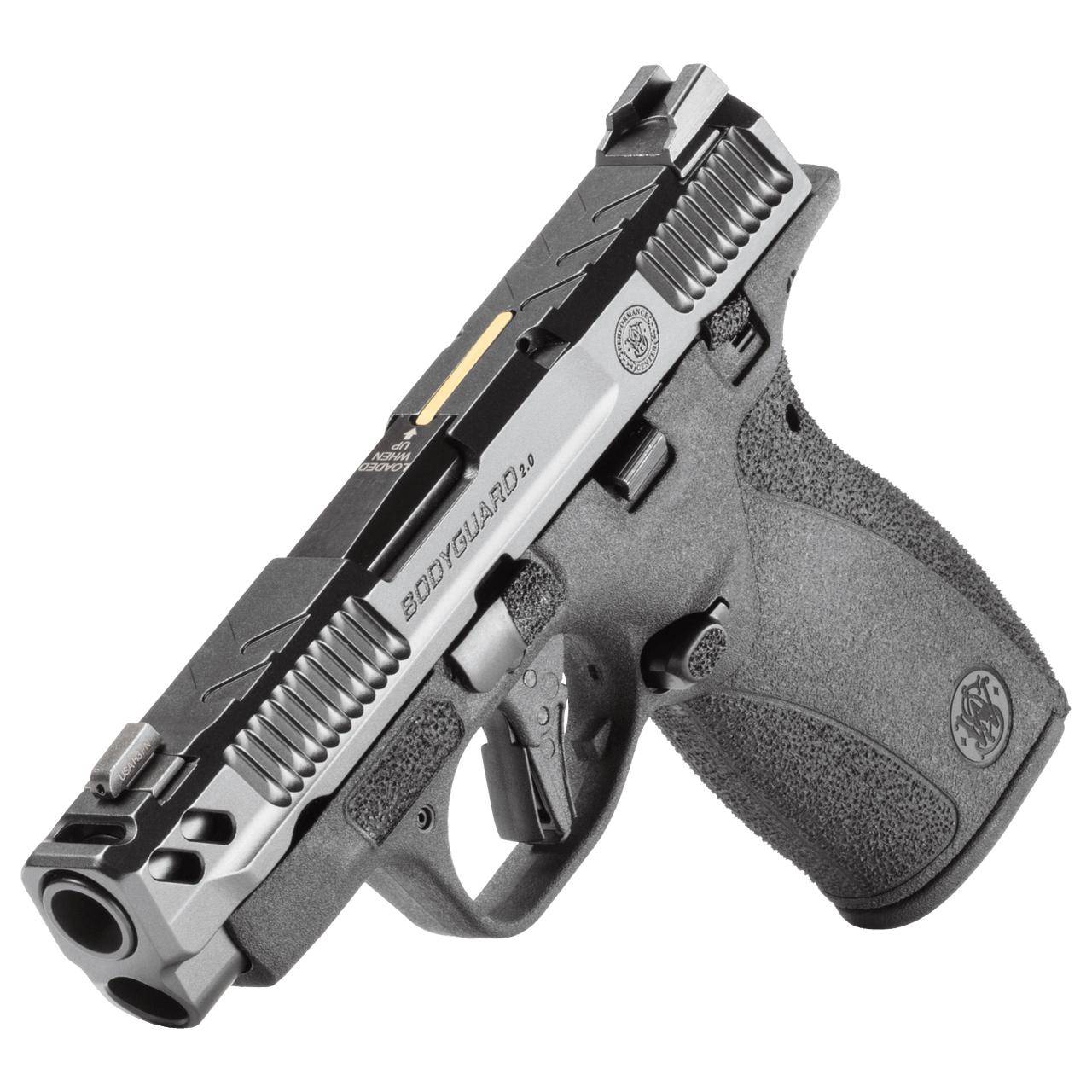 S&W PC Bodyguard 2.0 Carry Comp Handgun .380 Auto 10rd Magazines(2) 3.1? Ported Barrel Chamber Indicator Manual Safety CA Compliant - Image 3