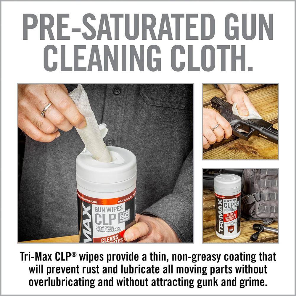 Real Avid Tri-Max CLP Gun Wipes Canister 60/ct - Image 4