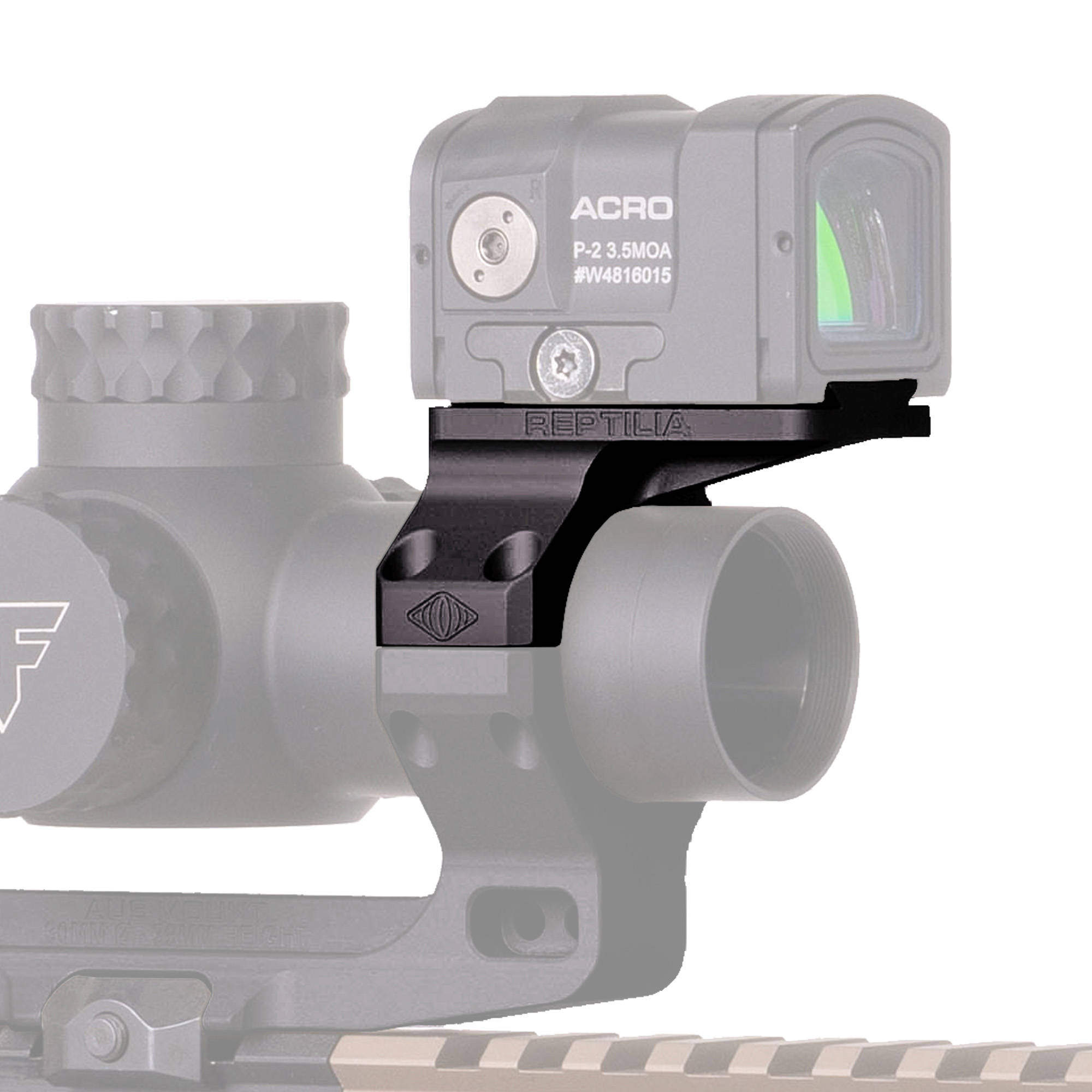 Reptilia ROF-90 Red Dot Mount for Aimpoint Acro P1/P2 and Steiner MPS 30mm Black - Image 2