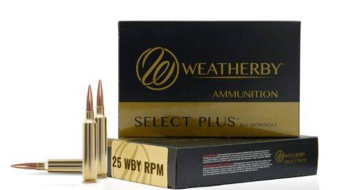 Weatherby Select Plus Hornady SST Rifle Ammunition 25 Wby RPM 117gr PT 3150 fps 20/ct - Image 2