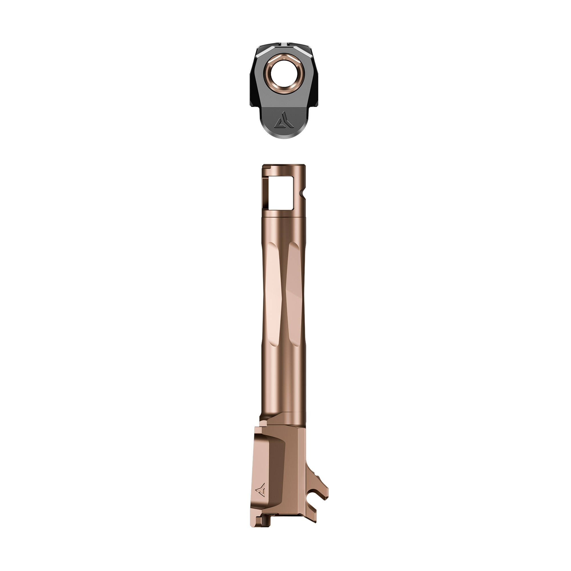 Radian Weapons Afterburner and Ramjet Combo Barrel and Compensator for Sig Sauer P365 3.7" Bronze - Image 5