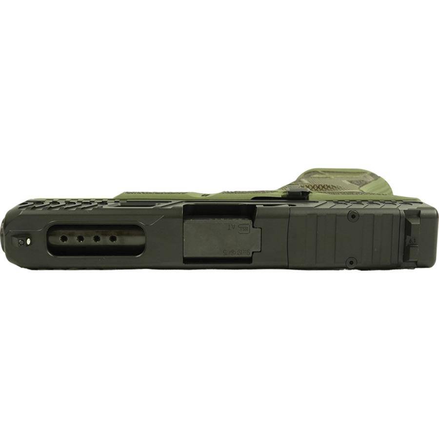 Glock V-Series Model 19 Kavorka Optic Ready & Ported Handgun 9mm Luger 15rd Magazines (3) 4" Ported Barrel Green Cerakote Austria - Image 4