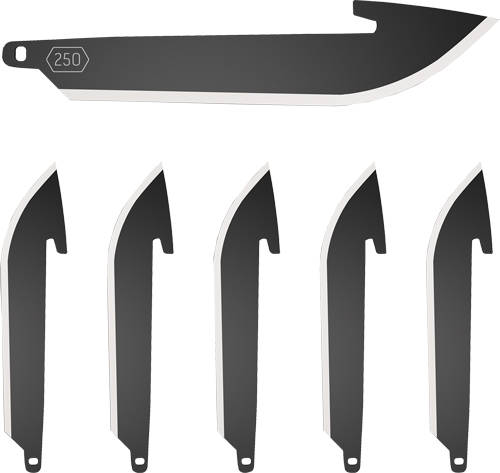 Outdoor Edge 2-1/2" Drop-Point Blade Pack 6/ct - Image 5