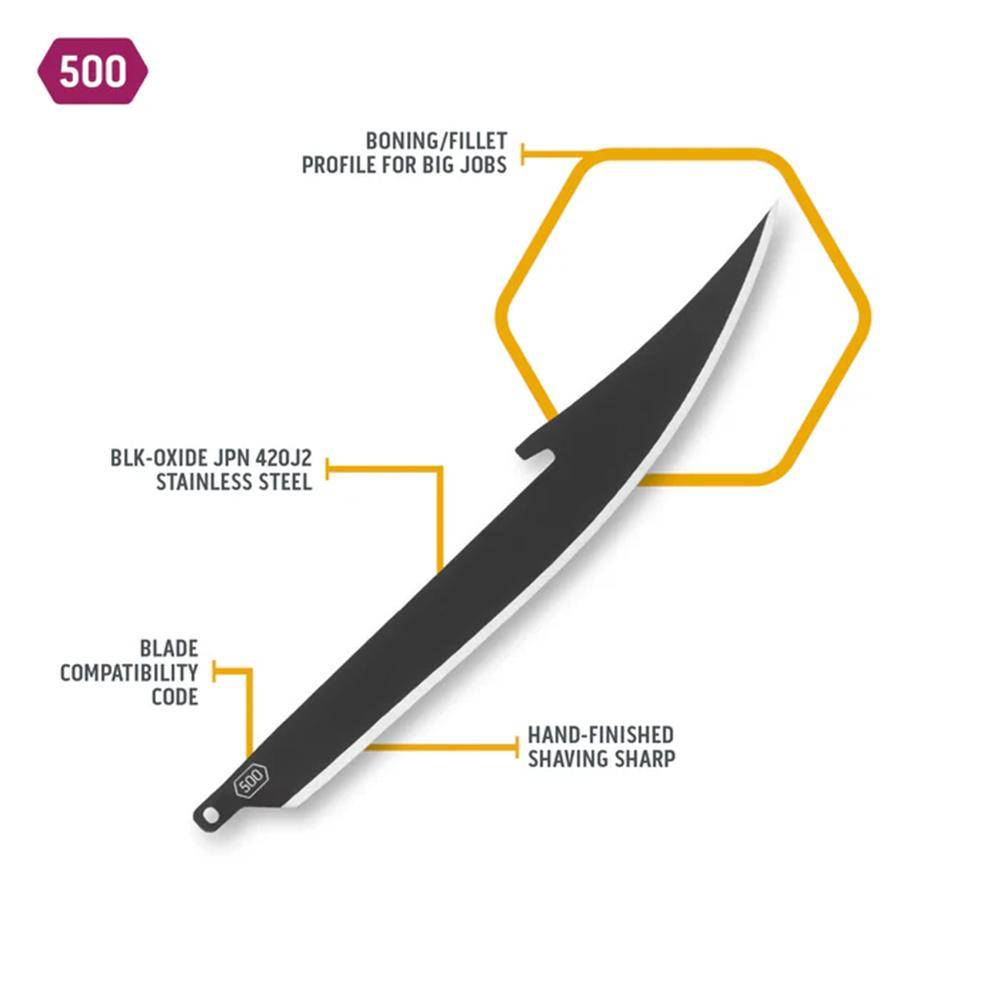 Outdoor Edge 5.0" Boning/Fillet Blade Pack Black 6/ct - Image 2