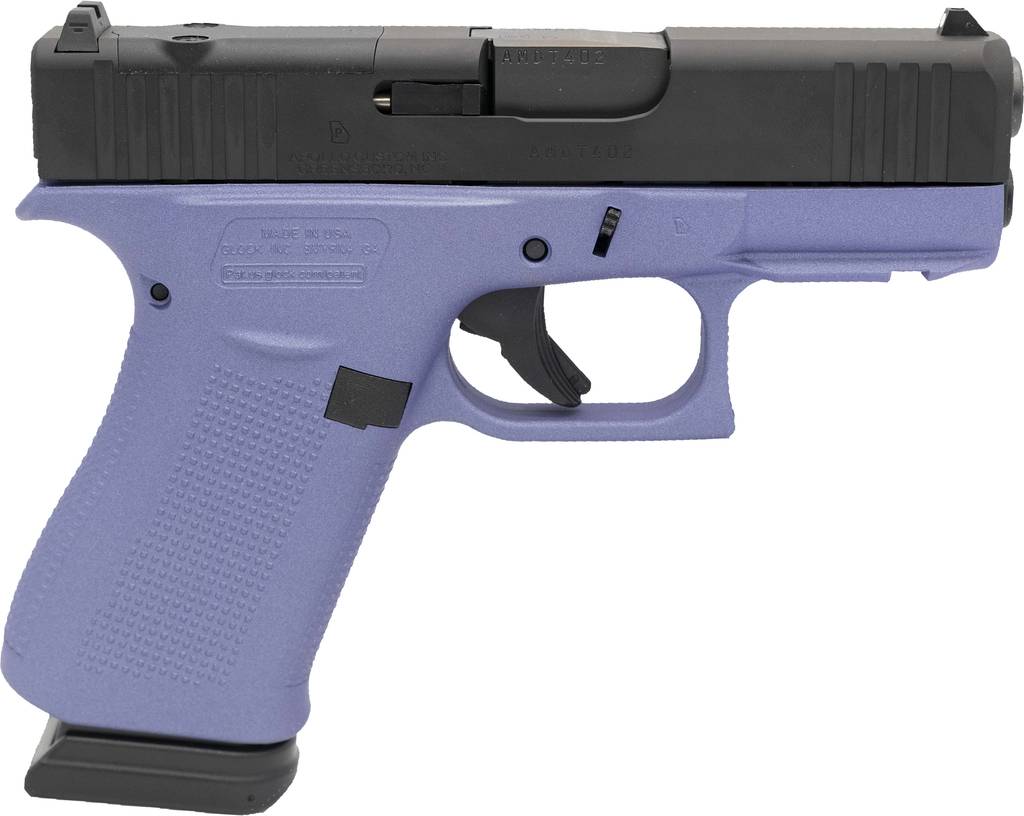 GLK 43XMOS 9MM 15RD ORCHID BLK