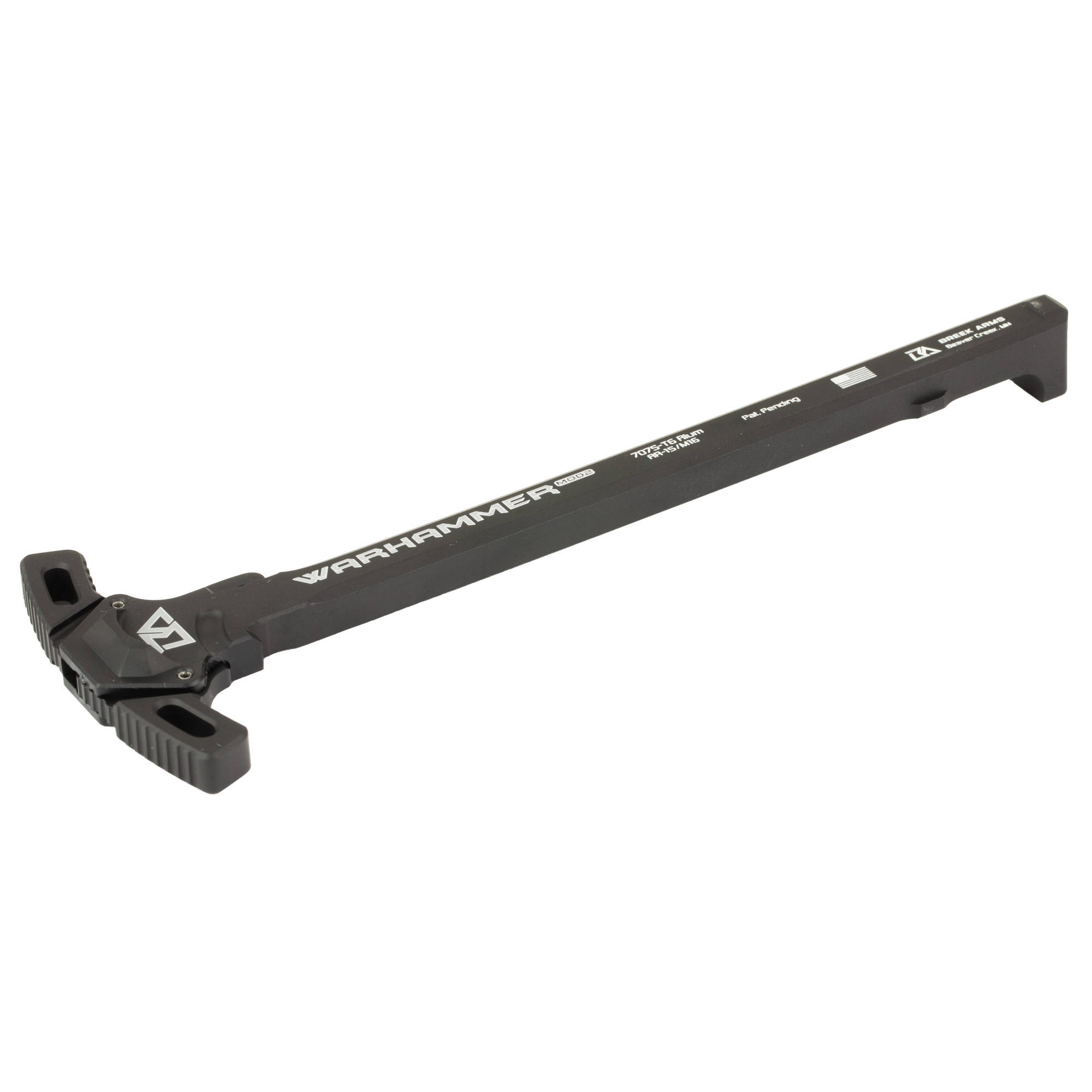 Breek Arms Micro Warhammer MOD2 AR-15 Ambi Charging Handle Black - Image 2
