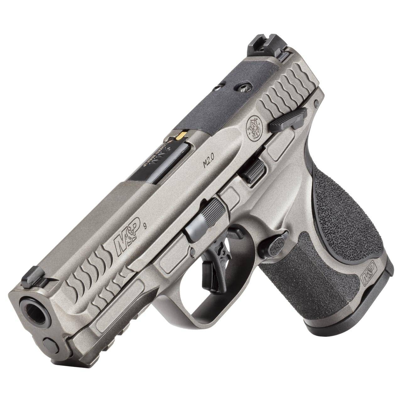S&W M&P9 M2.0 Metal Optic Ready Compact Handgun 9mm Luger 10rd Magazines(2) 4" Barrel Thumb Safety Load Indicator CA Compliant - Image 3