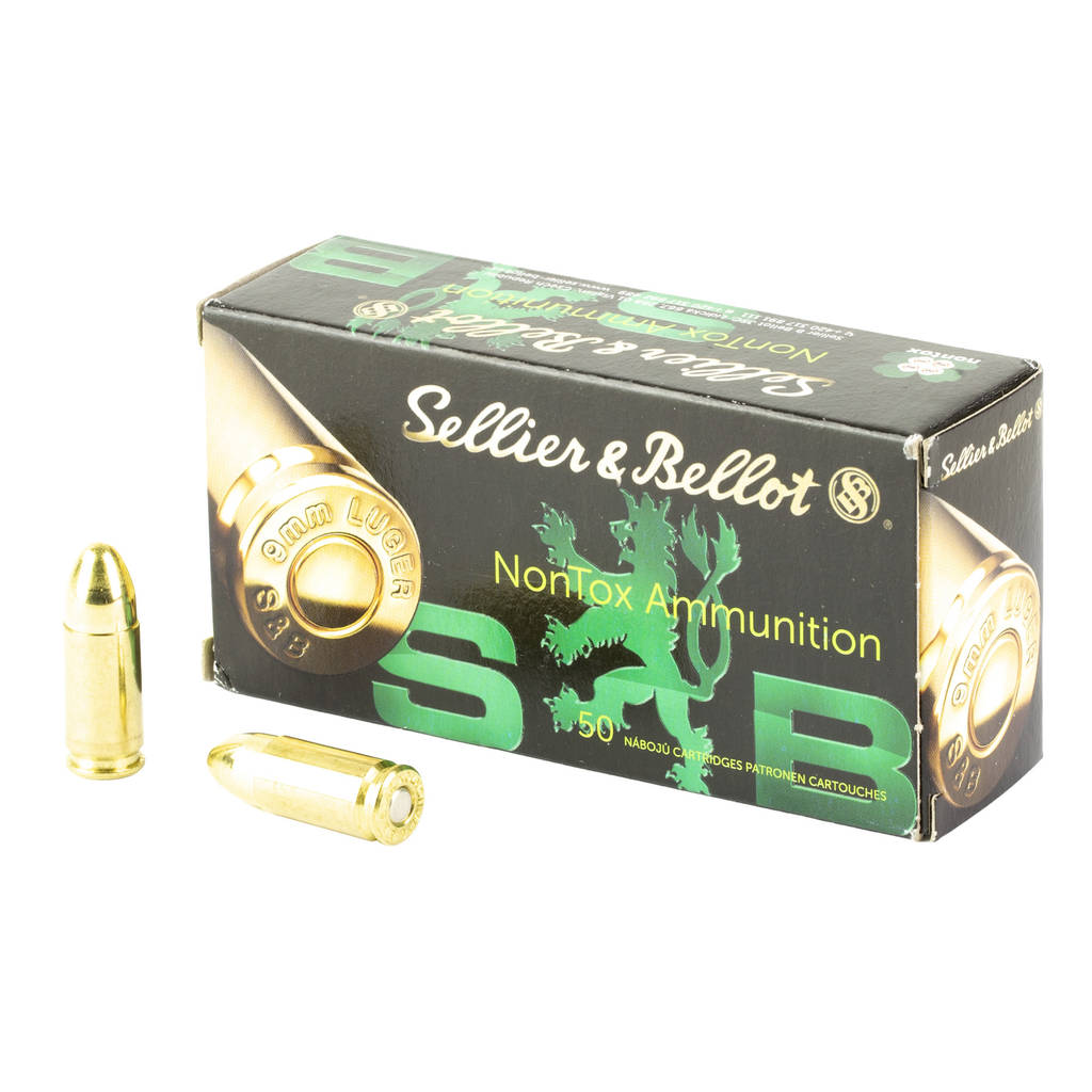 S&B NON TOX 9MM 124GR TFMJ 50/1000