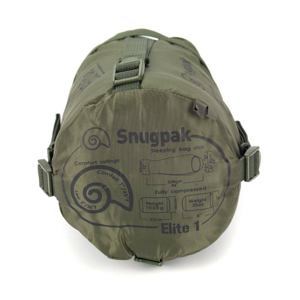 Snugpak Softie Elite 1 WGTE Sleeping Bag Olive - Image 2