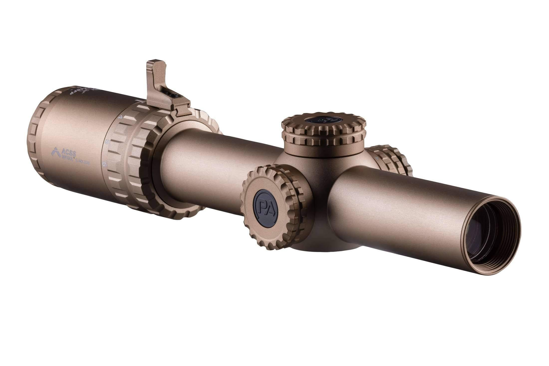 Primary Arms SLx 1-6x24 SFP Rifle Scope Gen IV - Illuminated ACSS Nova 5.56/.308 Fiber Wire Reticle - Flat Dark Earth - Image 2