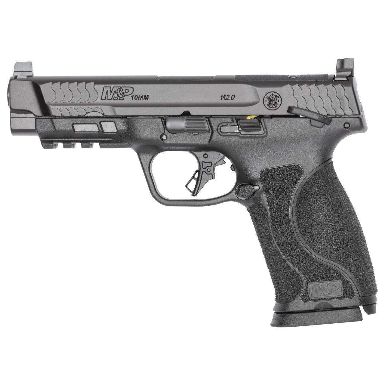 S&W M&P10mm Full Size Handgun 10mm Auto 10rd Magazines(2) 4.6" Barrel Thumb Safety Optic Ready CA Compliant - Image 5