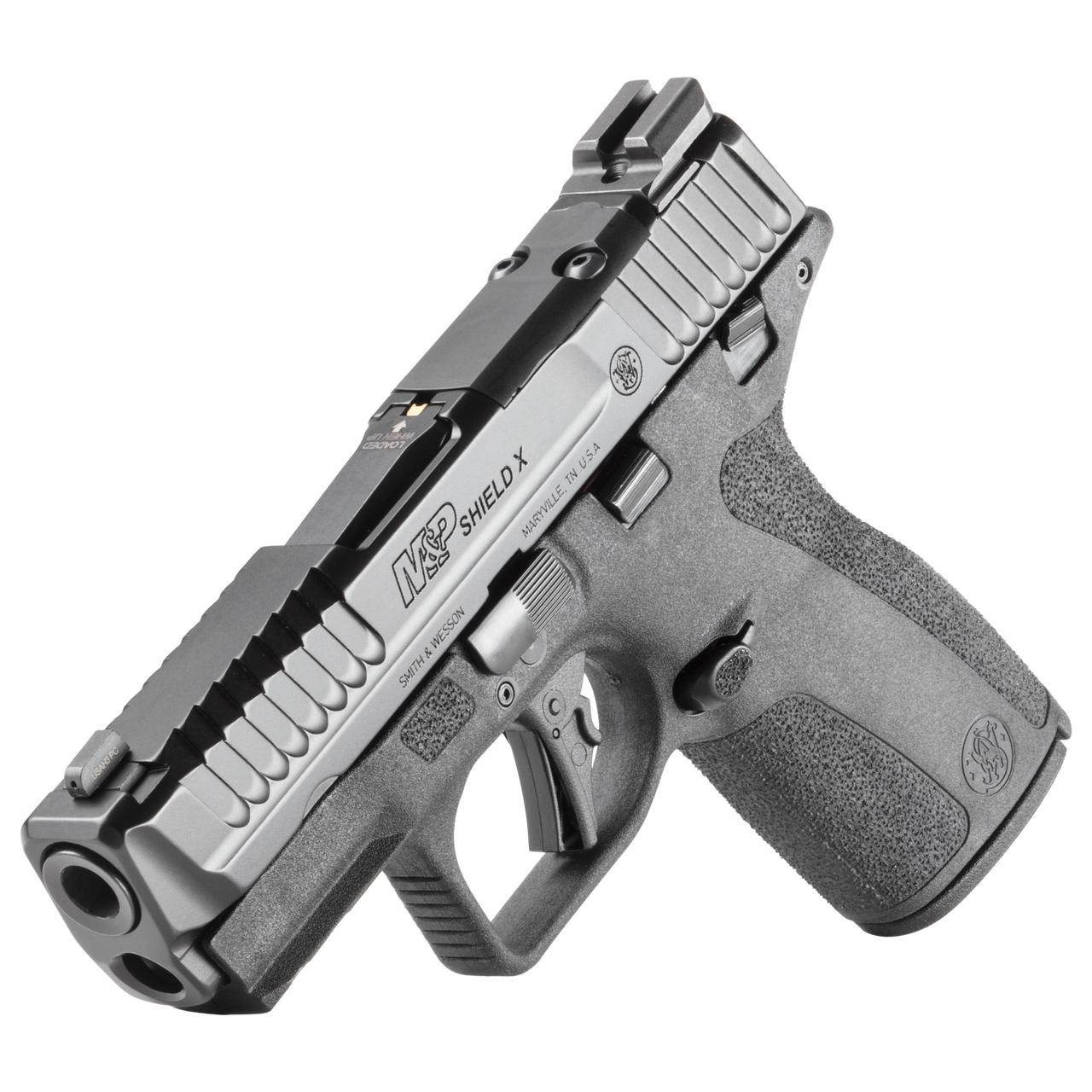Smith & Wesson M&P9 Shield X Handgun 9mm Luger 10rd Magazines(2) 3.6" Barrel Optic Ready Thumb Safety CA Compliant - Image 5