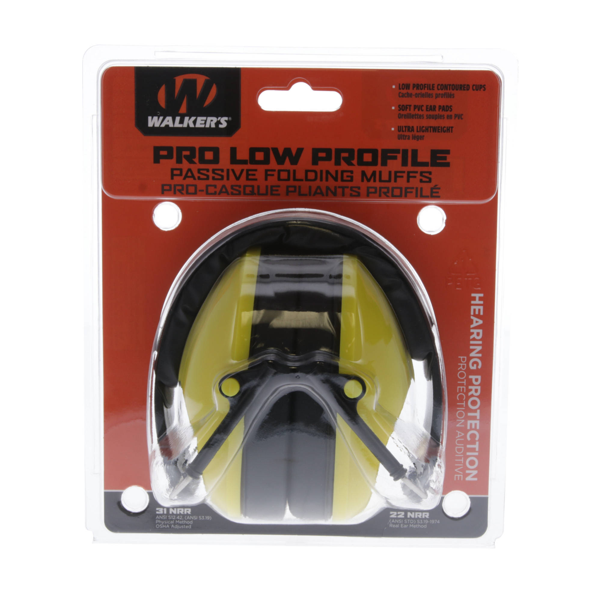 WALKER'S LOW PROFILE FLDING MUFF YLW