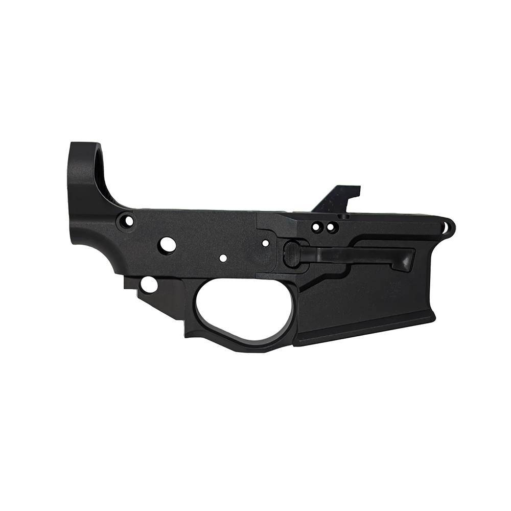 Combat Armory Billet AR-9 Lower Receiver Stripped with Mag Release and Ejector Black