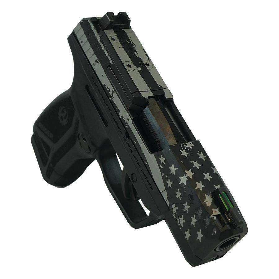 Ruger Max-9 Pro Optic Ready Handgun 9mm Luger 12rd Magazine 3.2" Barrel Flag Engraved - Image 3