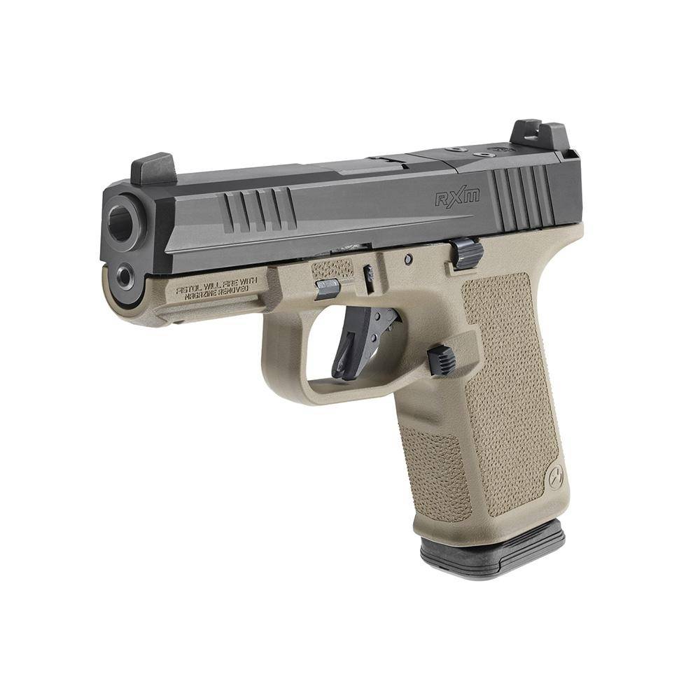 Ruger RXM Handgun 9mm Luger 15rd Magazines(2) 4" Barrel FDE Poly Frame Front Night Sight - Image 5