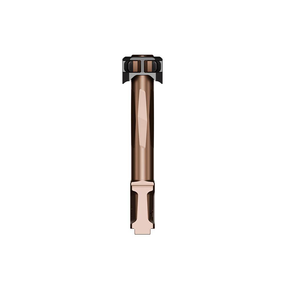 Radian Weapons Afterburner and Ramjet Combo Ported Barrel and Compensator for Glock Gen 6 19/45 Bronze - Image 3