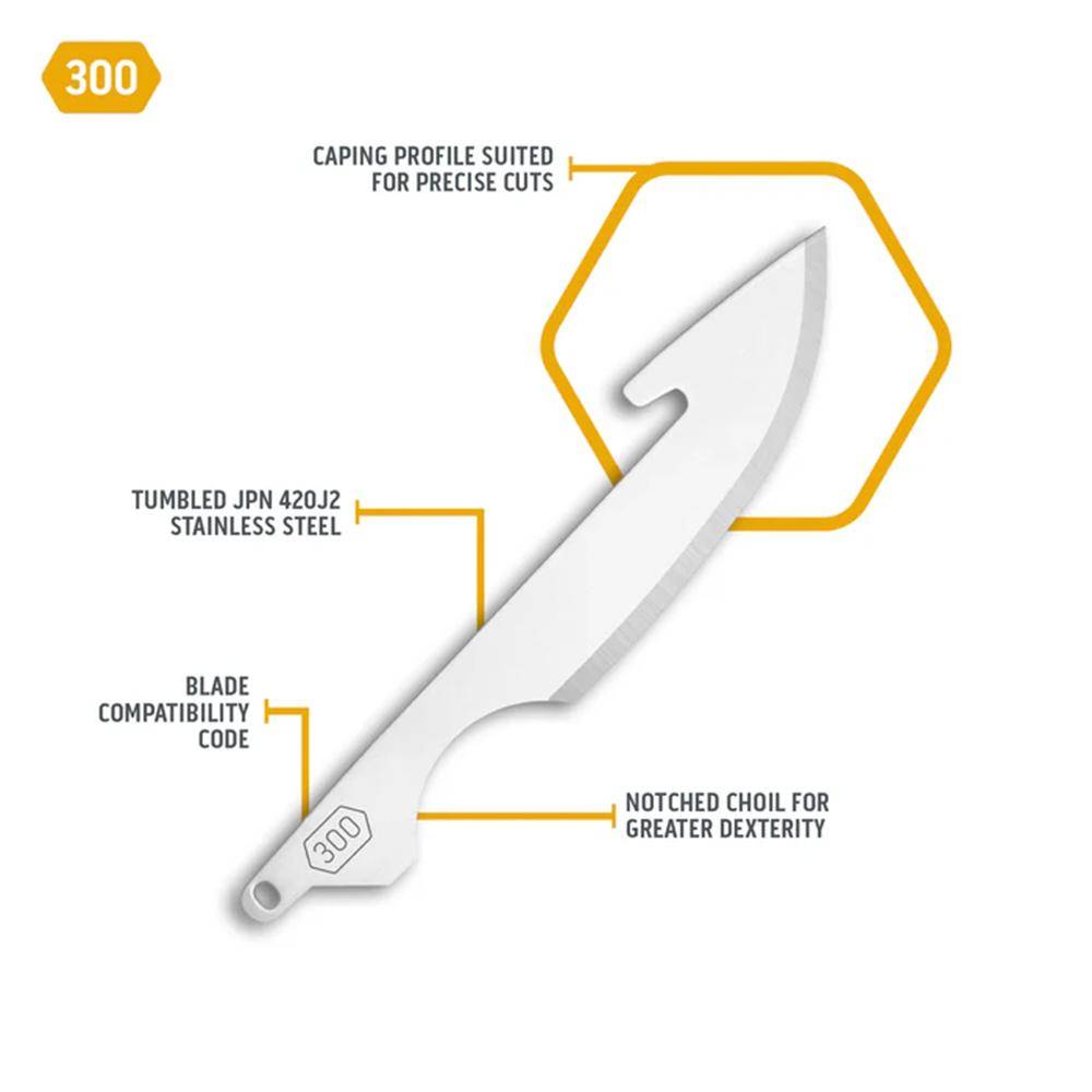 Outdoor Edge 3.0" Caping Blade Pack 6/ct - Image 2