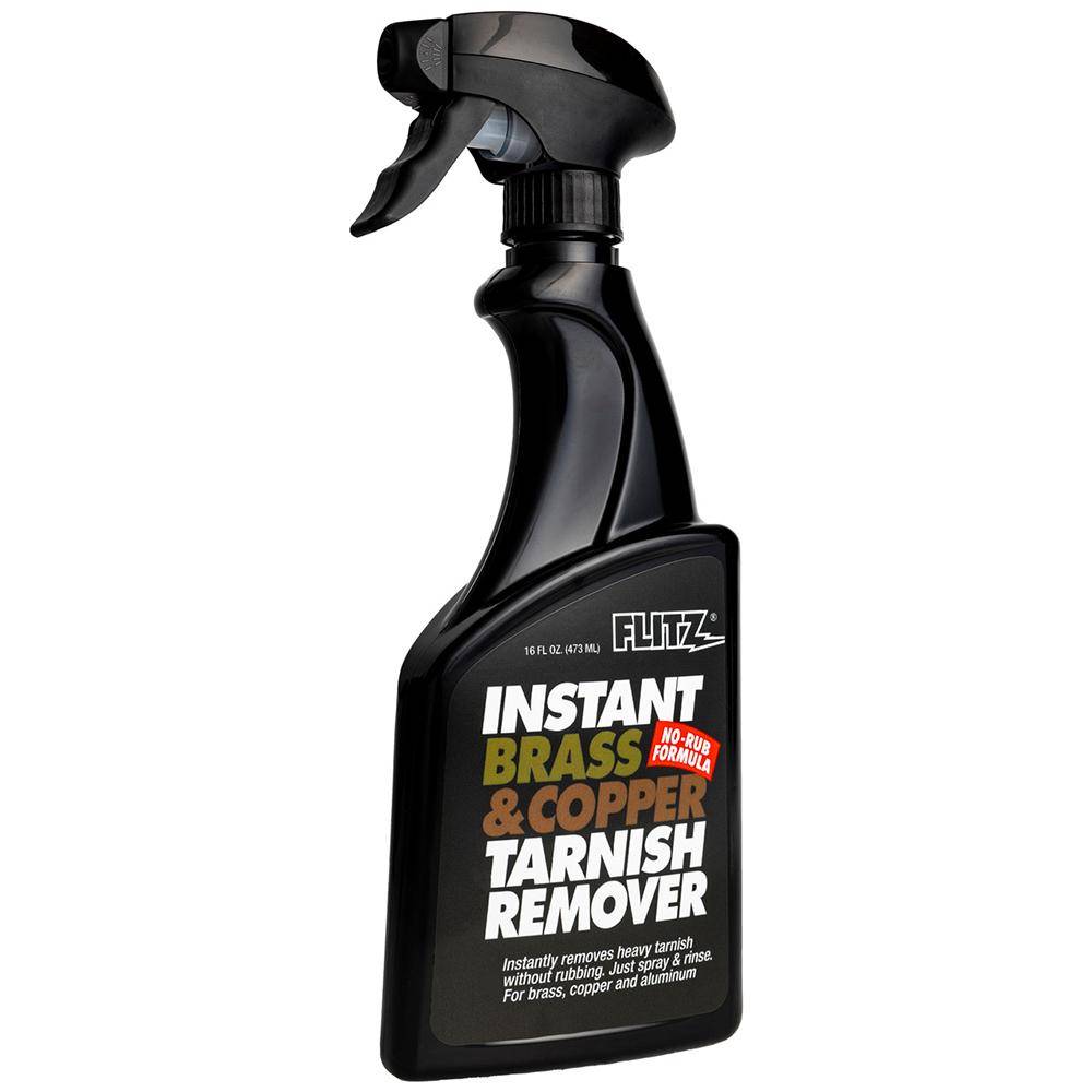 Flitz Brass & Copper Tarnish Remover 16 oz Spray Bottle