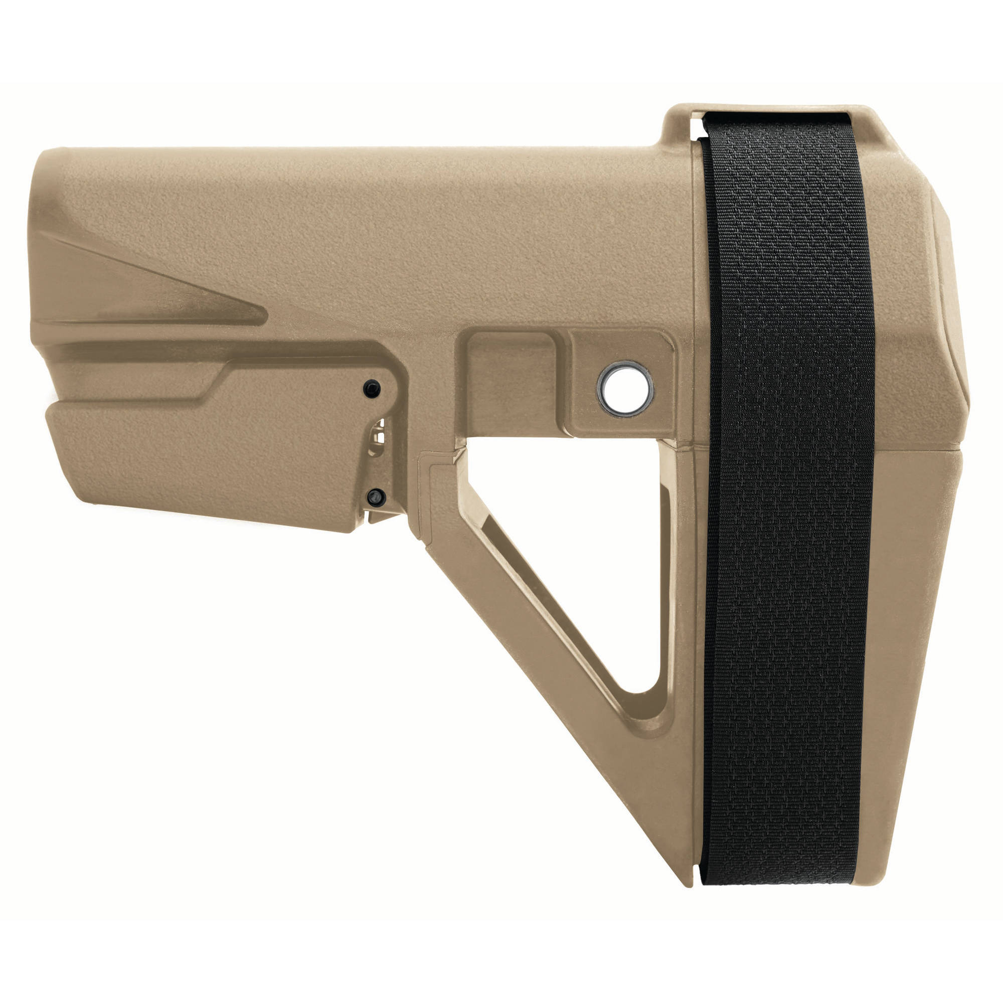 SB Tactical SBA5 Pistol Stabilizing Brace 5-Position Adjustable for AR-15 FDE - Image 2