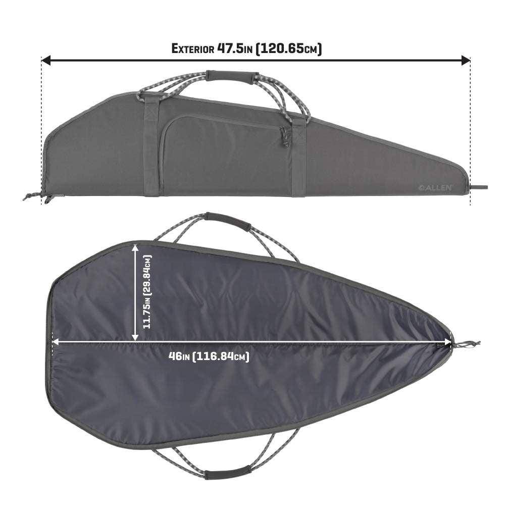 Allen Rollins Rifle Case 46" Grey - Image 2