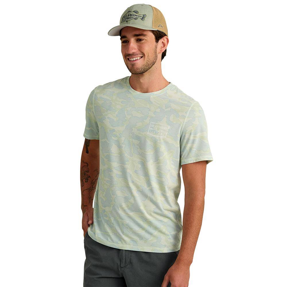 Huk Drift Performance Short Sleeve Shirt Pale Algae Camo S - Image 2