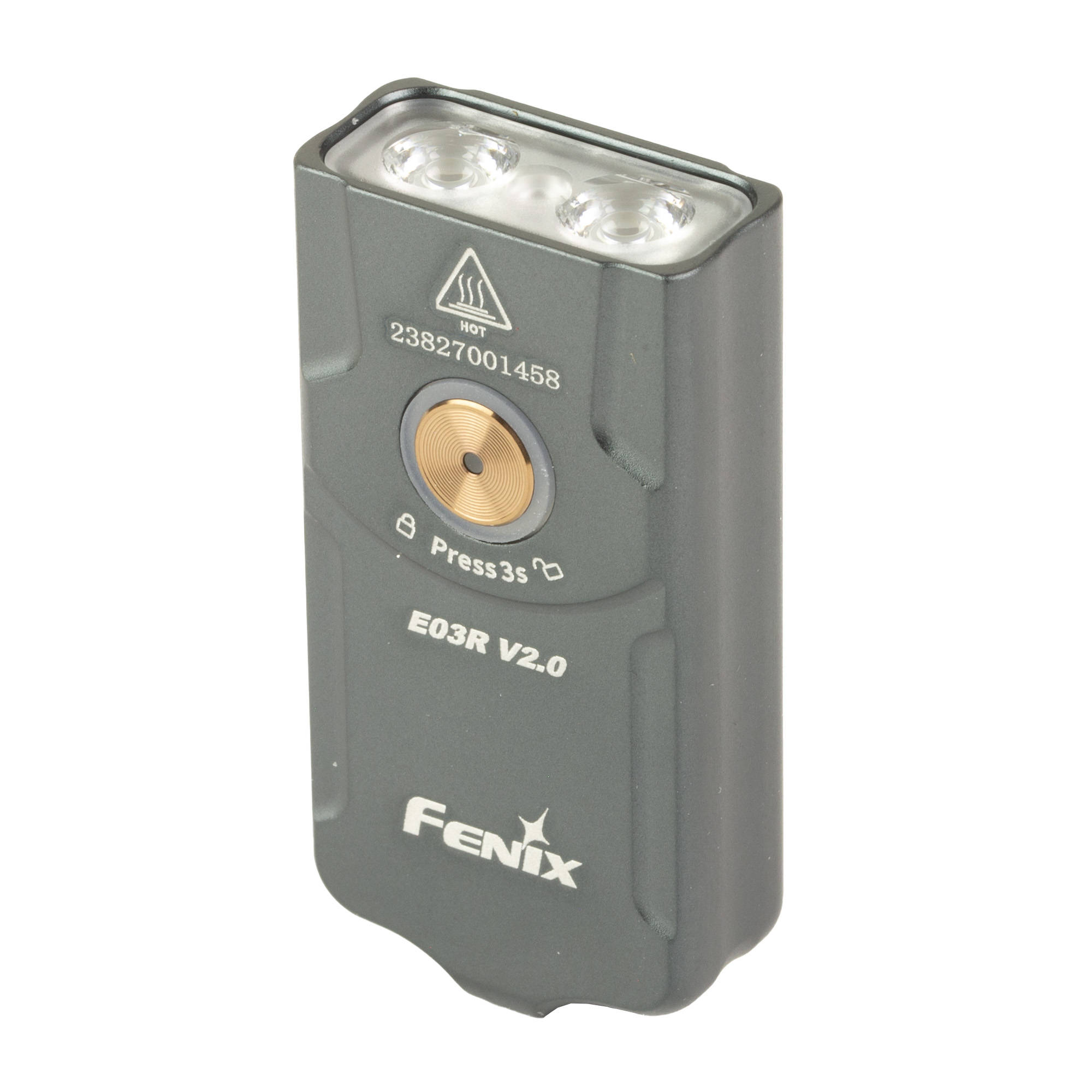 FENIX E03R V2 500LUM KEYCHAIN GRAY