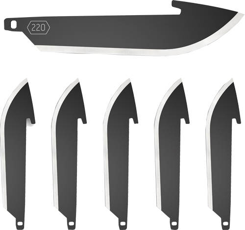 Outdoor Edge 2.2" Drop-Point Blade Pack Black 6/ct - Image 4