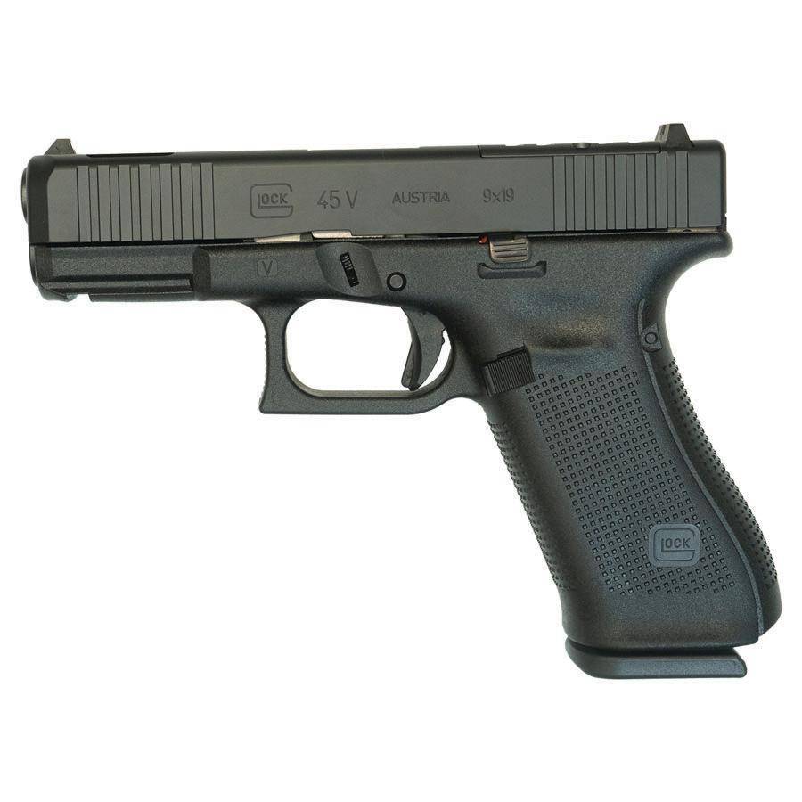 Glock V-Series Optic Ready Model 45 Handgun 9mm Luger 17rd Magazines (3) 3.7" Ported Barrel Black Cerakote Austria - Image 4